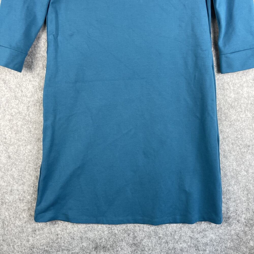 Kettlewell Dress Womens Large Teal Long Sleeve Midi Stretch Classic Career - Picture 11 of 14